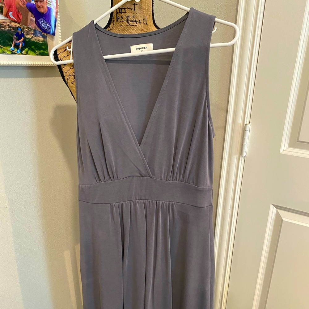 Gray Sleeveless Dress